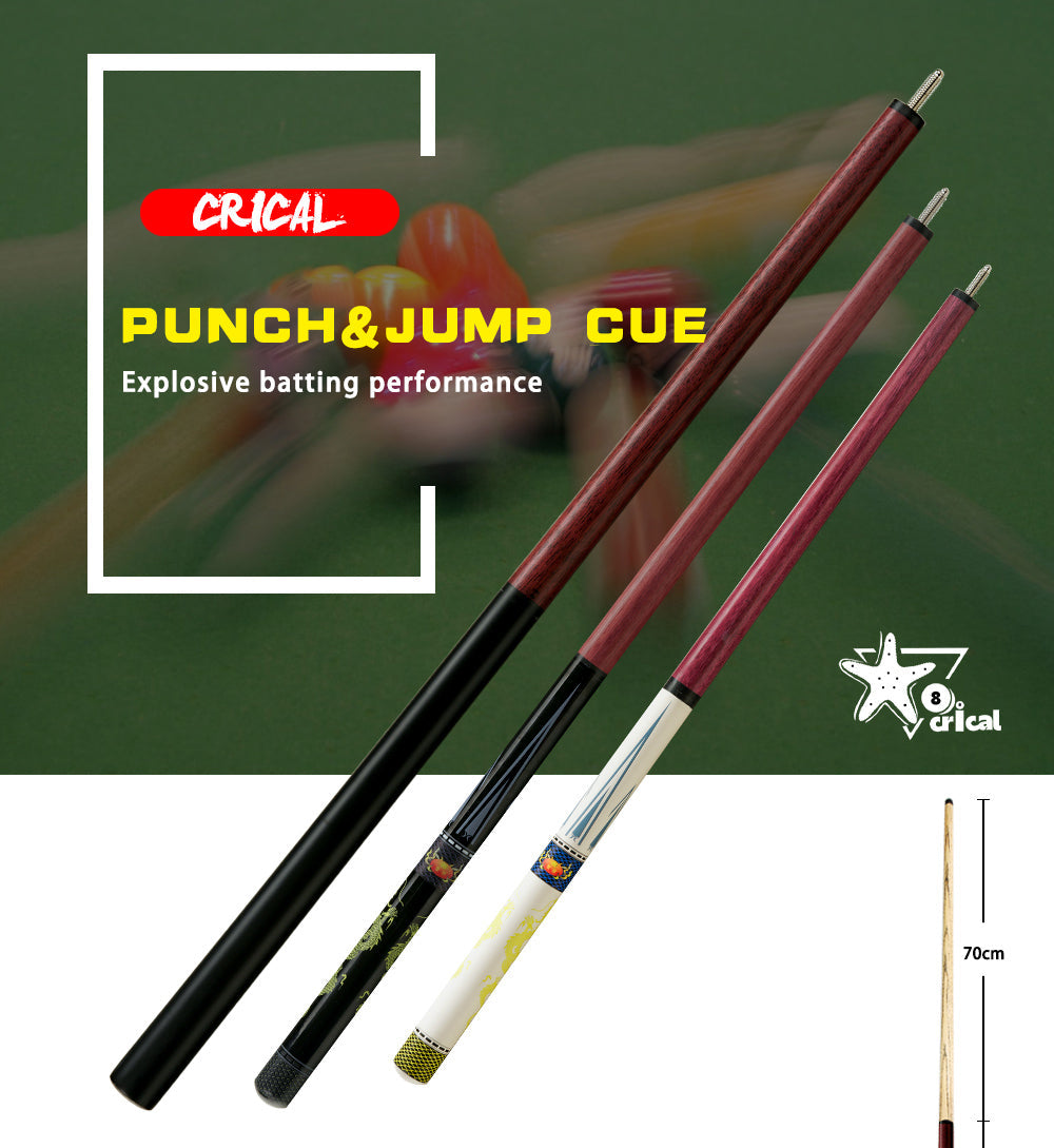 Break Punch Jump Cue Billiard Stick, 14 mm Tip, Professional Break Jump Cue for beginners
