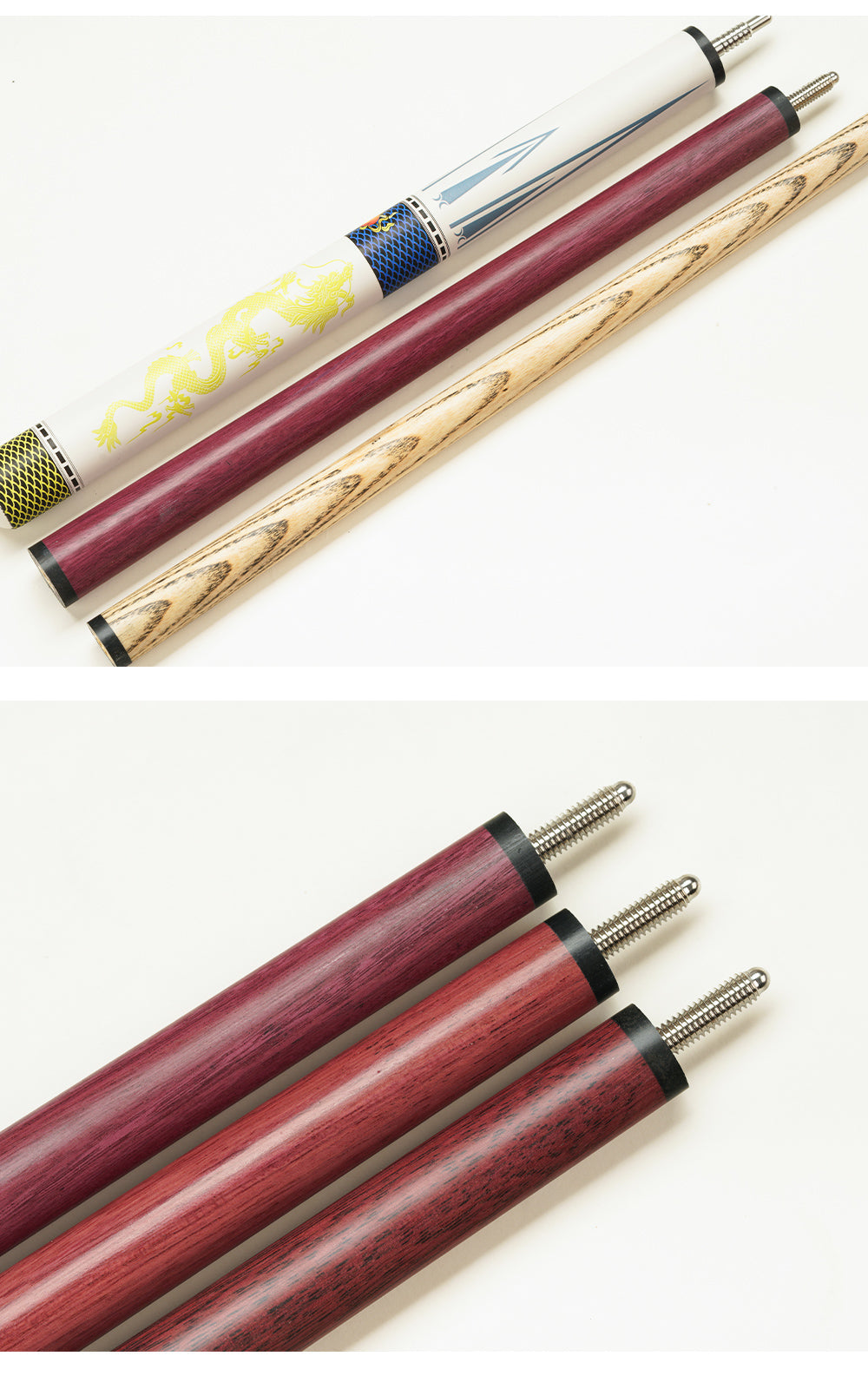 Break Punch Jump Cue Billiard Stick, 14 mm Tip, Professional Break Jump Cue for beginners