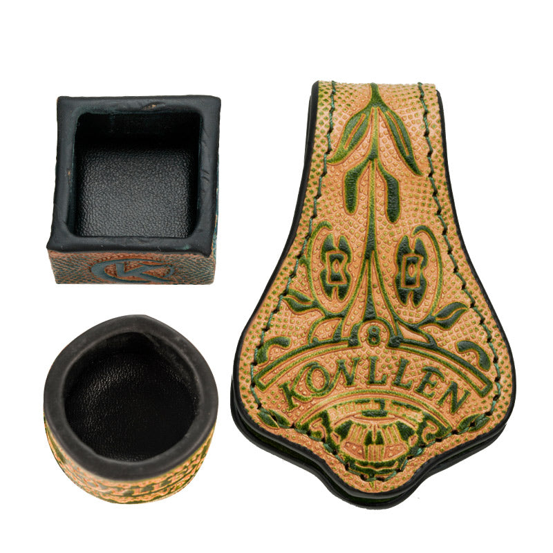 KONLLEN Vegetable Tanned Leather Chalk Holder