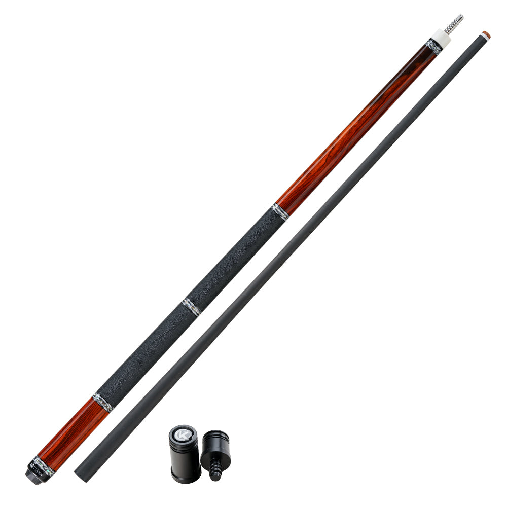 KONLLEN Carbon Fiber Pool Cue - AXA Series - Handmade Inlay Cues Stick Precision and Stability Professional Low Deflection Pool Stick