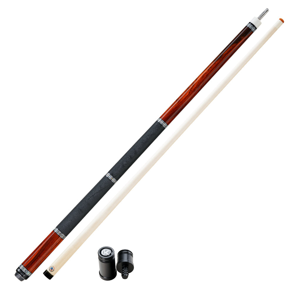 KONLLEN Carbon Fiber Pool Cue - AXA Series - Handmade Inlay Cues Stick Precision and Stability Professional Low Deflection Pool Stick