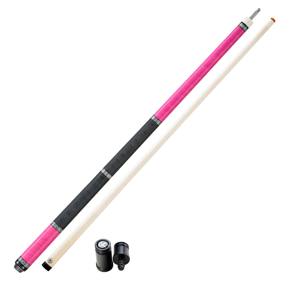 KONLLEN Carbon Fiber Pool Cue - AXA Series - Handmade Inlay Cues Stick Precision and Stability Professional Low Deflection Pool Stick