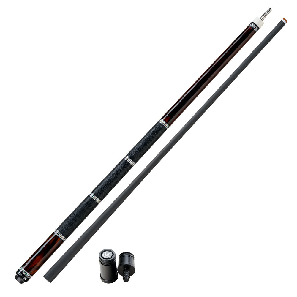 KONLLEN Carbon Fiber Pool Cue - AXA Series - Handmade Inlay Cues Stick Precision and Stability Professional Low Deflection Pool Stick