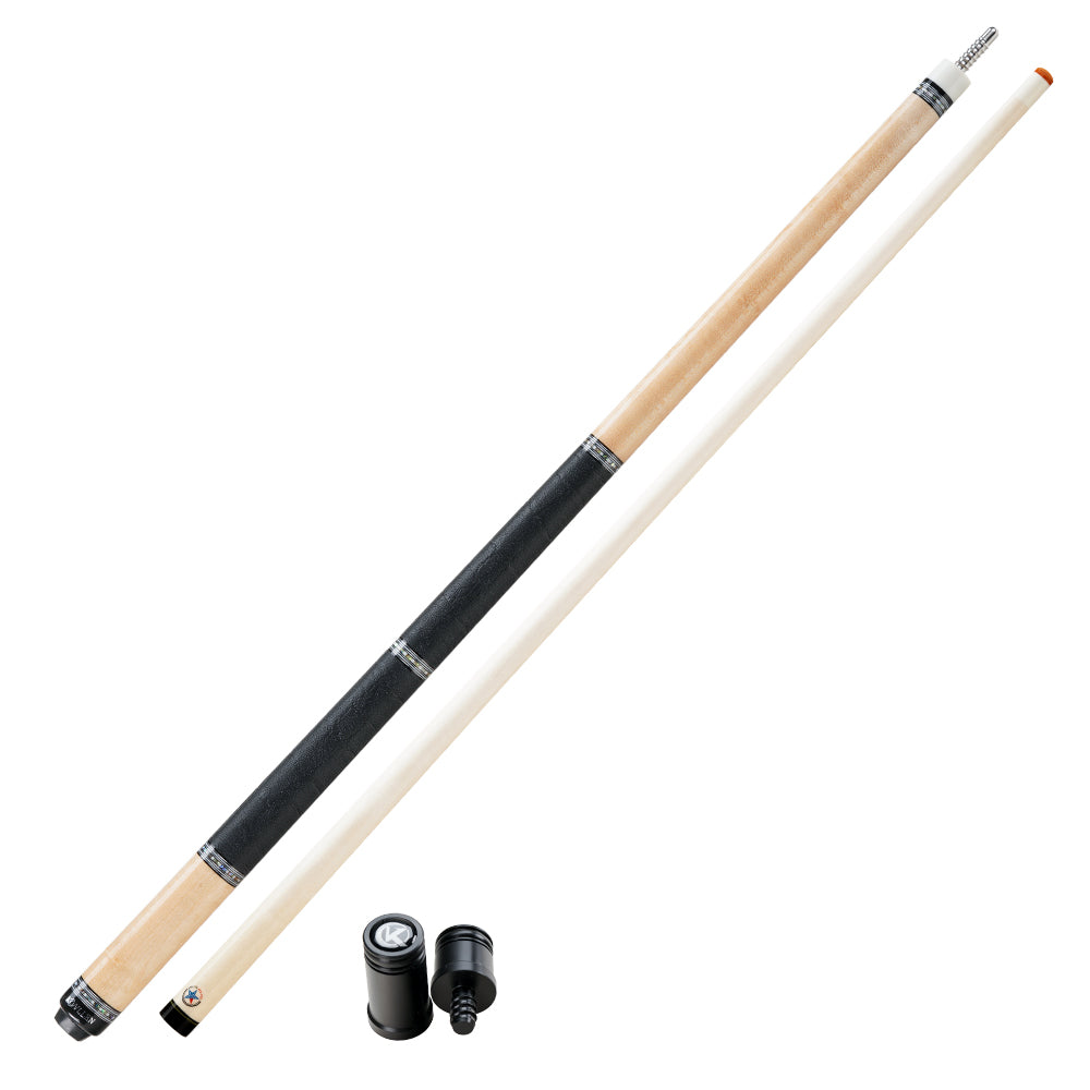 KONLLEN Carbon Fiber Pool Cue - AXA Series - Handmade Inlay Cues Stick Precision and Stability Professional Low Deflection Pool Stick