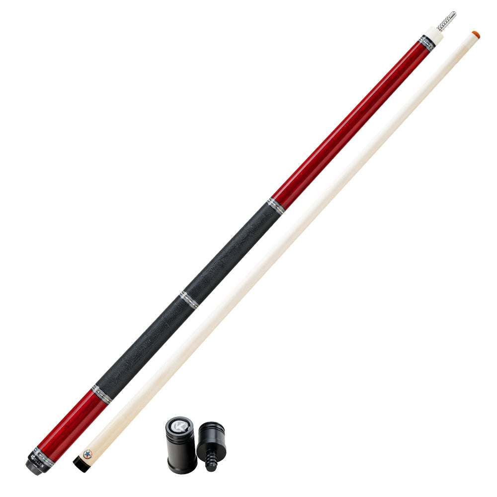 KONLLEN Carbon Fiber Pool Cue - AXA Series - Handmade Inlay Cues Stick Precision and Stability Professional Low Deflection Pool Stick