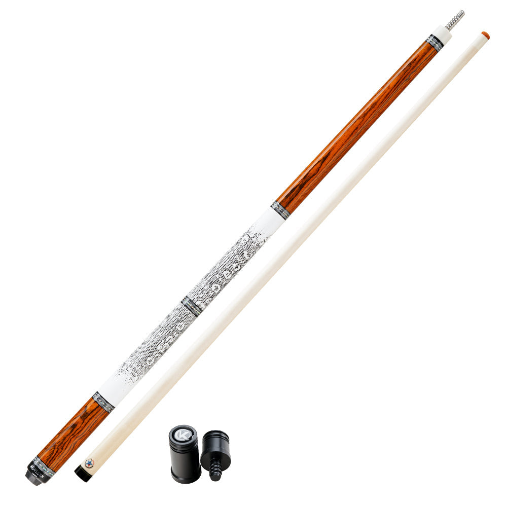 KONLLEN Carbon Fiber Pool Cue - AXA Series - Handmade Inlay Cues Stick Precision and Stability Professional Low Deflection Pool Stick