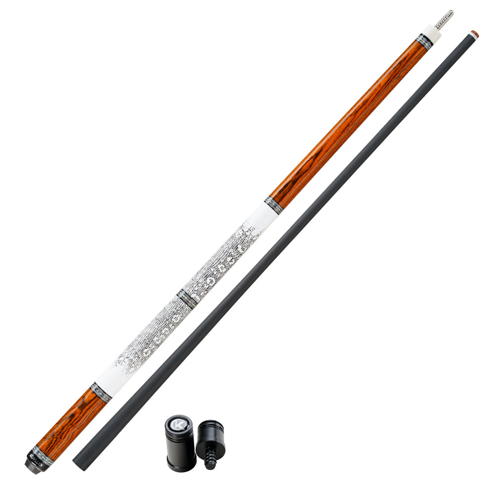 KONLLEN Carbon Fiber Pool Cue - AXA Series - Handmade Inlay Cues Stick Precision and Stability Professional Low Deflection Pool Stick