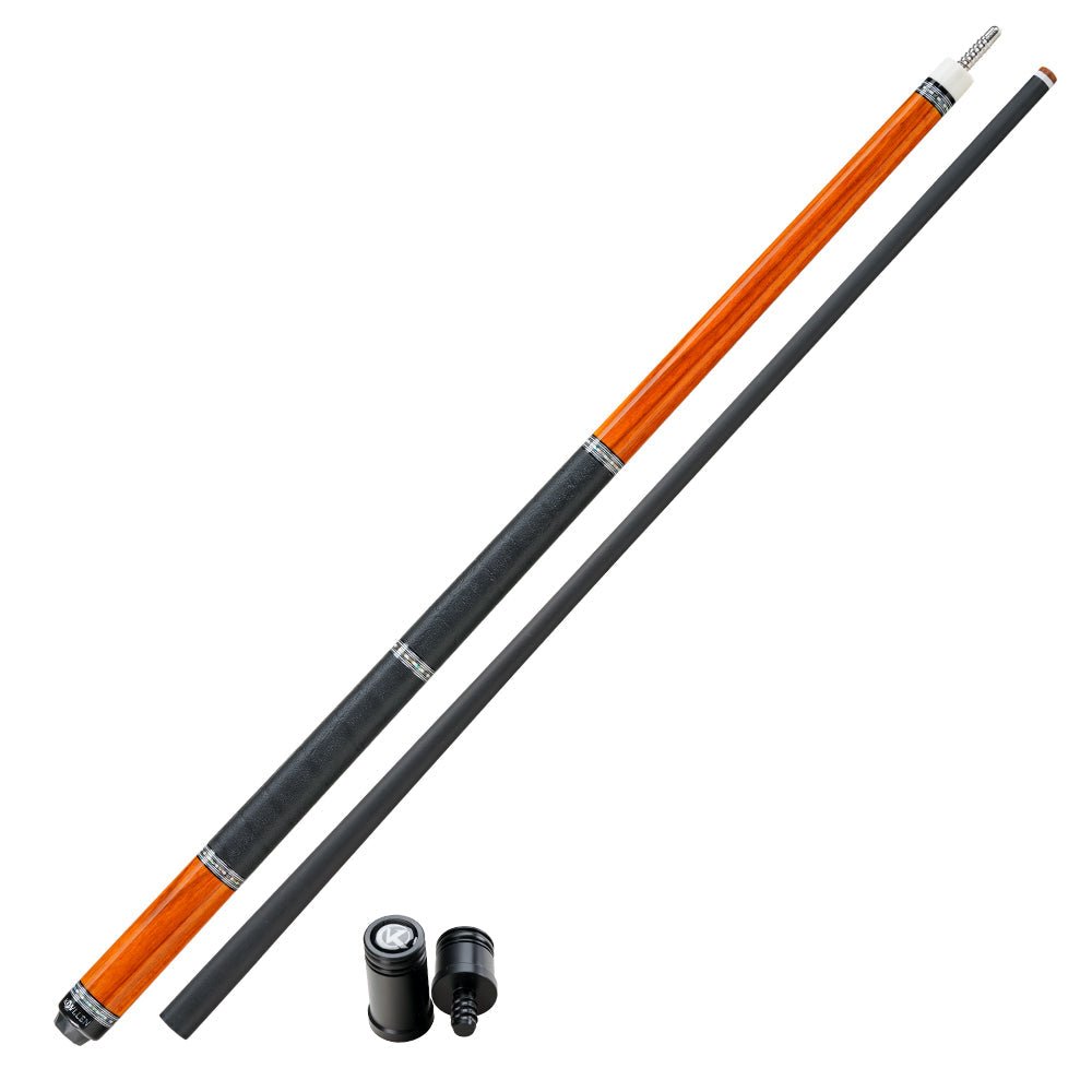 KONLLEN Carbon Fiber Pool Cue - AXA Series - Handmade Inlay Cues Stick Precision and Stability Professional Low Deflection Pool Stick