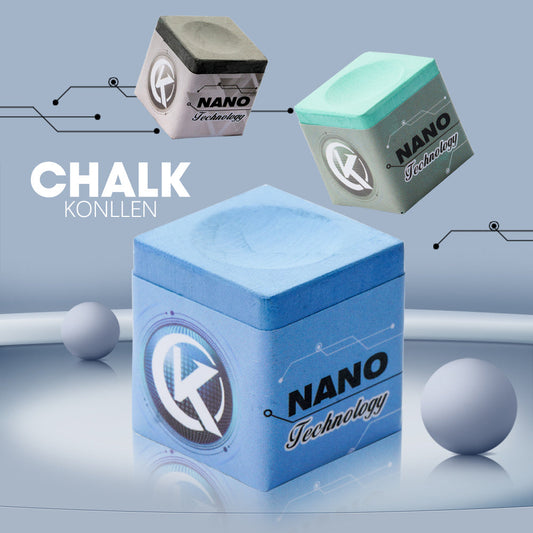 KONLLEN Billiards Chalk Professional Chalk Nano Technology Tournament Dedicated for National Billiards Players(Outstanding Performance,Reduce Miscue,Durable,Low Deflection)