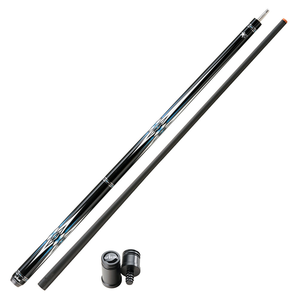 CRICAL carbon fiber cue leather grip 12.5mm Tip Billiard Cue Stick 3/8*8 pin Joint low deflection pool cue Stick
