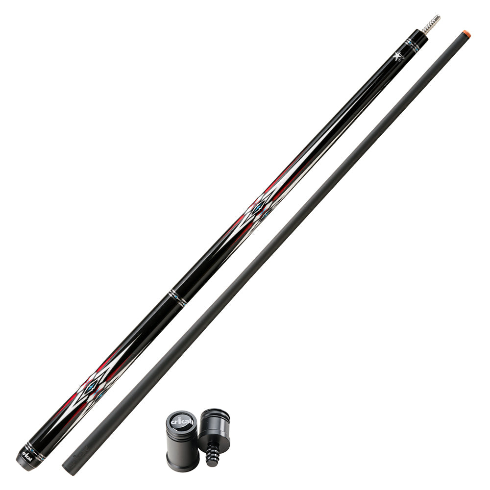 CRICAL carbon fiber cue leather grip 12.5mm Tip Billiard Cue Stick 3/8*8 pin Joint low deflection pool cue Stick