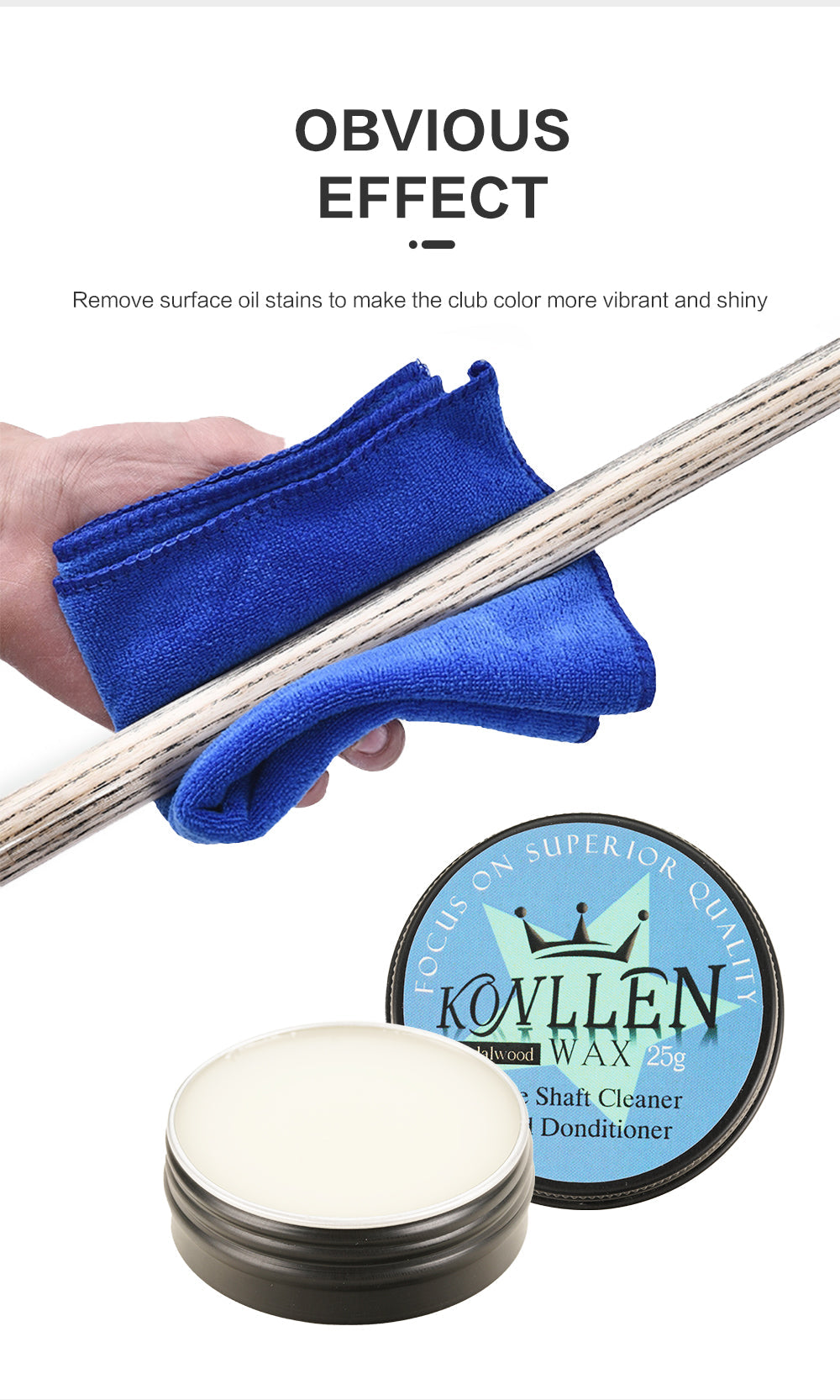 KONLLEN billiard cue maintenance cue maintenance wax maple wood carbon maintenance billiard accessories