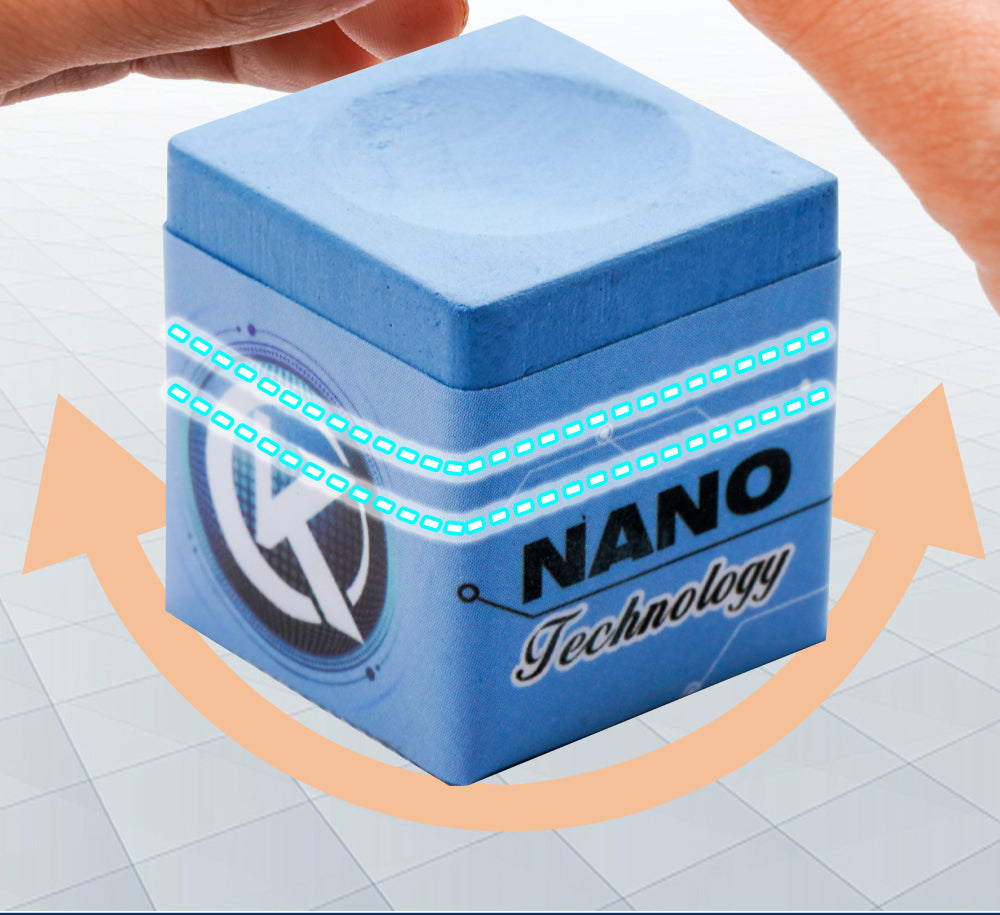KONLLEN Billiards Chalk Professional Chalk Nano Technology Tournament Dedicated for National Billiards Players(Outstanding Performance,Reduce Miscue,Durable,Low Deflection)