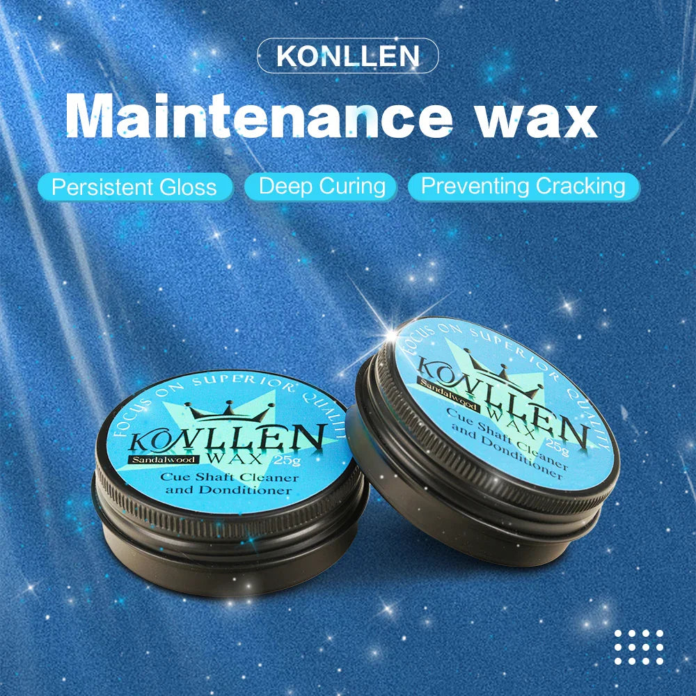 KONLLEN billiard cue maintenance cue maintenance wax maple wood carbon maintenance billiard accessories