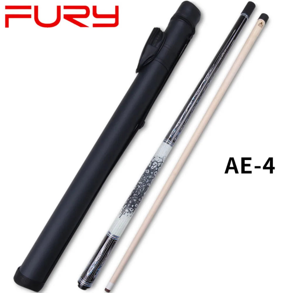 FURY-CRICAL AE-NT1/2 Billiard Pool Cue Stick Set, Maple Shaft, 3/8x10 Joint Case Set 1/2 Stick 10.5/11.5/12.5mm Smooth Grip