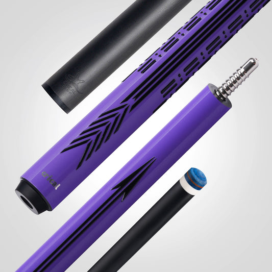 CRICAL Carbon Fiber Pool Cue Stick - 58" Low Deflection Professional Pool Cue with Pro Taper Shaft, 3D Wrapless Grip, 12.5mm Tip & 3/8x8 Joint Billiard Stick for Enhanced Control & Accuracy