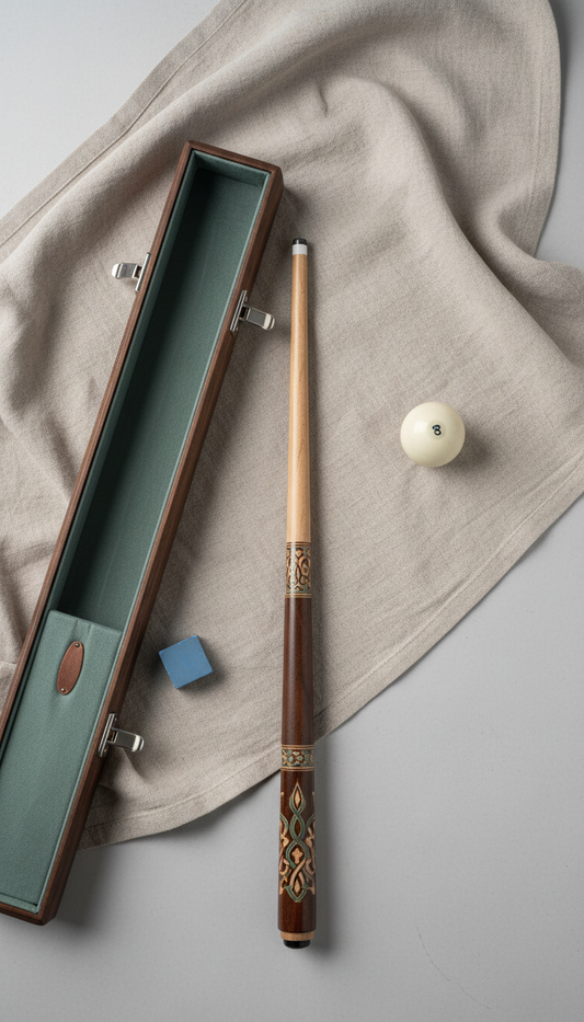 Hardwood Cue with Custom Engraving Option