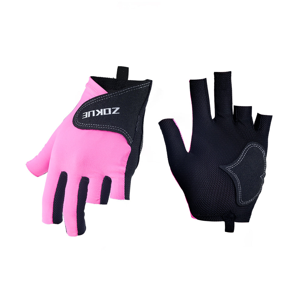 ZOKUE Glove Left Hand Medium Pink/Black High Quality Ballteck Korea Carom Glove 3 Fingers Professional Pool Glove Billiard Accessories