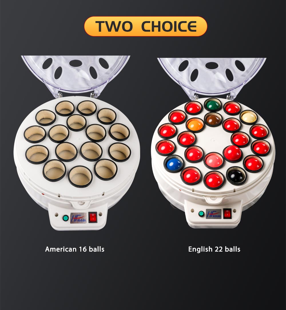 HF Billiard Ball Cleaner Machine Pool 16 balls Snooker 22 Balls Automatic Washing Machine