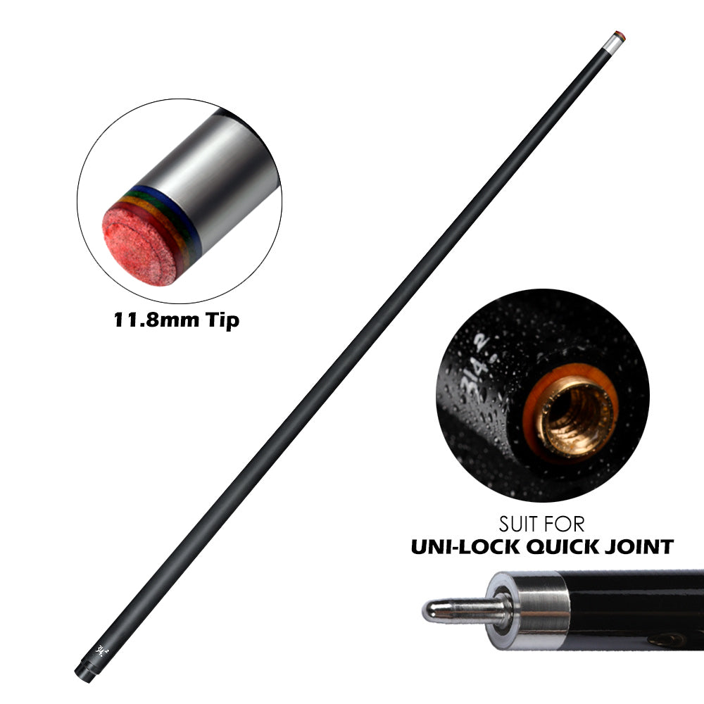 3142 Carbon Maple Single Shaft 10.8/11.75/13mm Tip Uni-loc Shaft