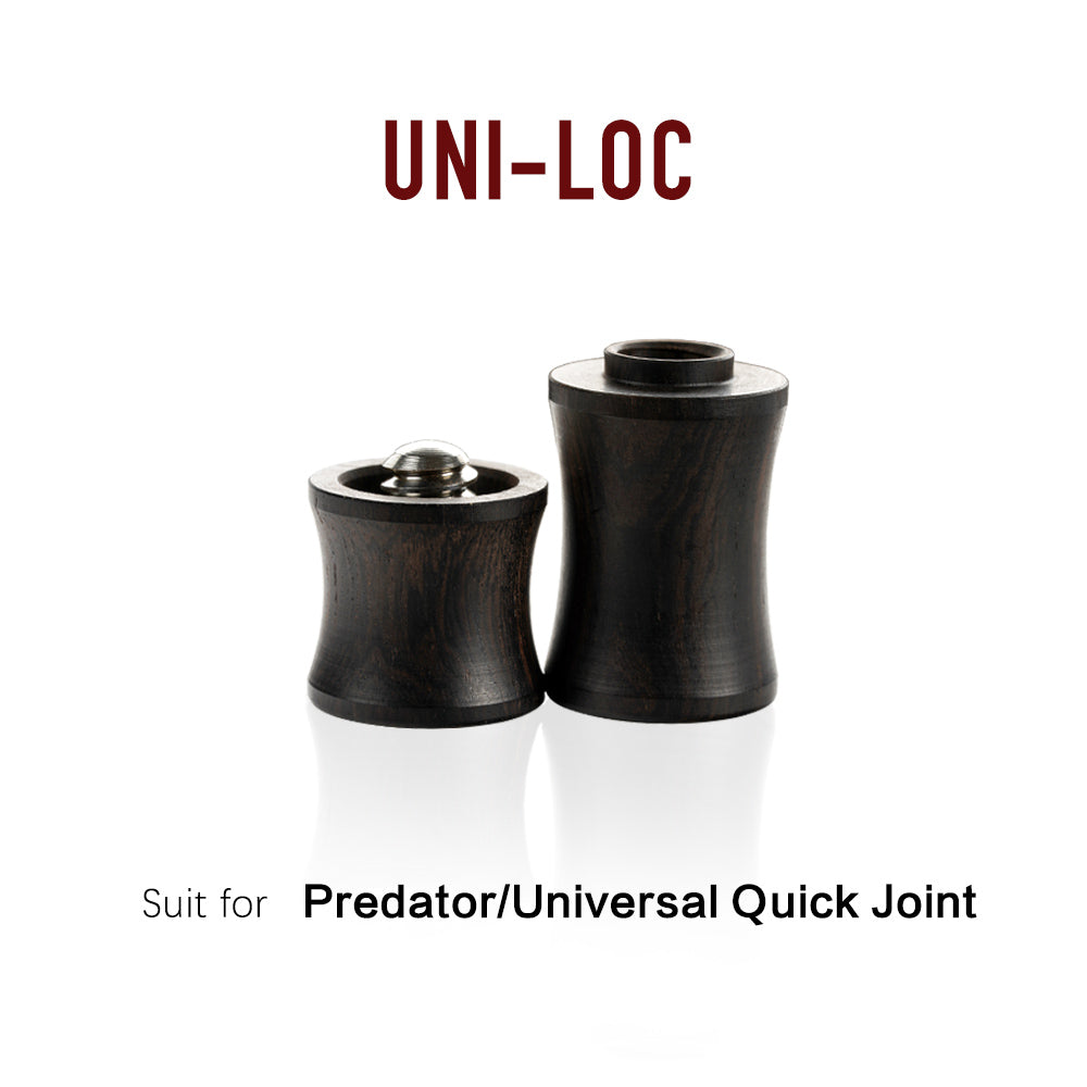 Billiards Joint Protector Radial Pin 5/16*14 3/8*11 3/8*10 Wavy Pin Uni-Loc Joint Caps Solid Ebony Rosewood