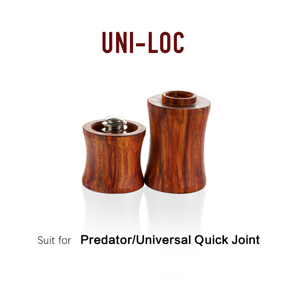 Billiards Joint Protector Radial Pin 5/16*14 3/8*11 3/8*10 Wavy Pin Uni-Loc Joint Caps Solid Ebony Rosewood