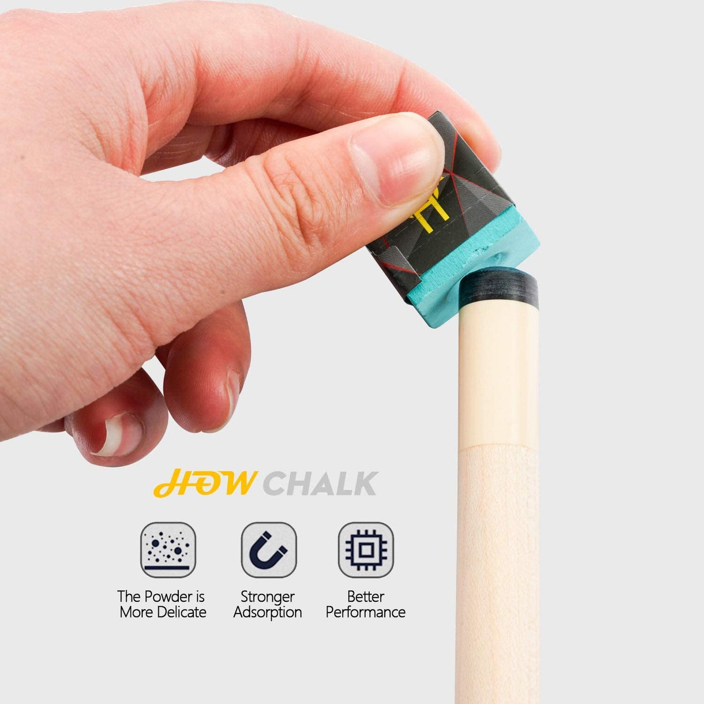 HOW Chalk Billiard Cue Tailor-made Chalk 2 Pieces Per Box Two color options