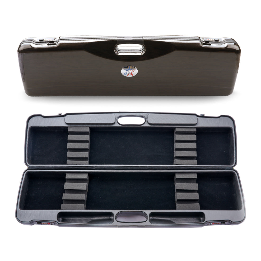 KONLLEN Cue Case 7 Holes 3 Butt 4 Shafts Password Box