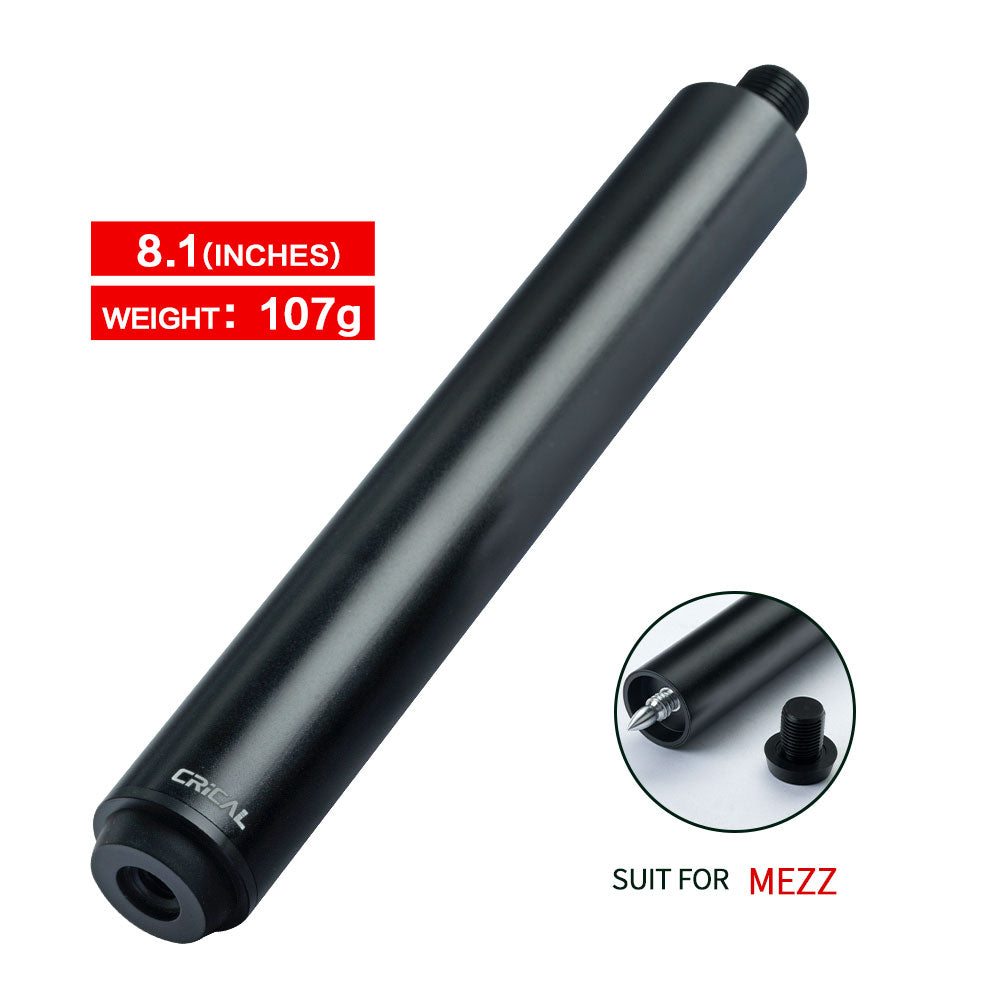 Billiard Pool Cue Extension For Mezz With Bumper 8.1/4.1/3.1/2.1 INCHES