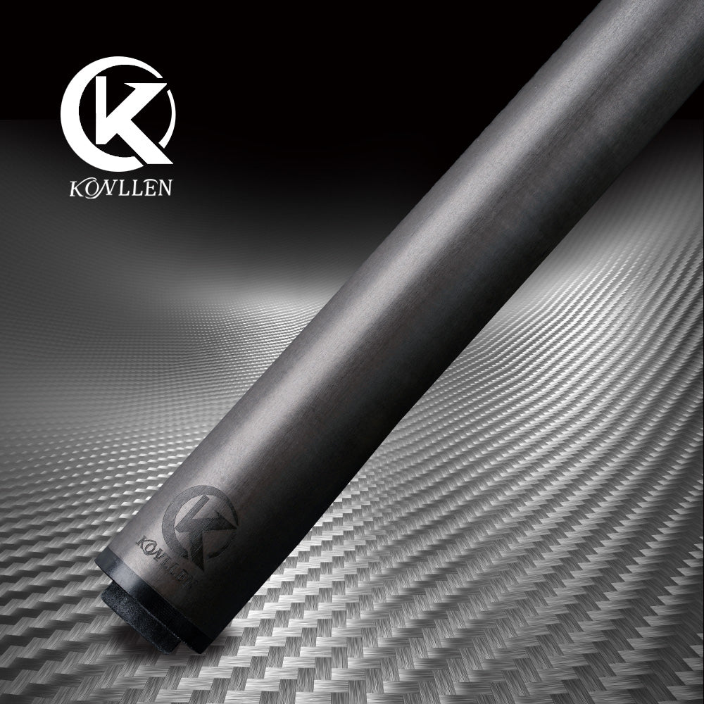 KONLLEN Carom Cue Carbon Fiber Shaft 12.4mm Uni-loc Radial Pin 3/8*8 Pin Joint 69cm Length