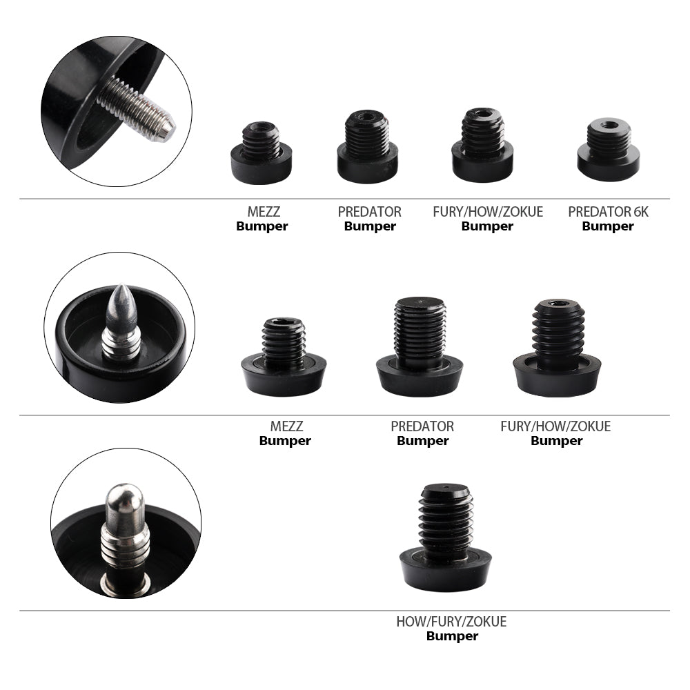 Billiard Cue Rubber Bumper Block Butt Connected Extension Multifunction For MEZZ PREDATOR FURY HOW ZOKUE