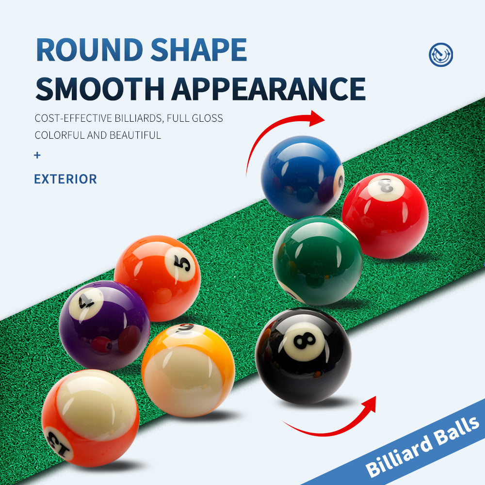 XinKang Billiard Balls 57.2mm Pool Balls Standard 16 Balls Set Phenolic Resin Balls Pool Table Balls