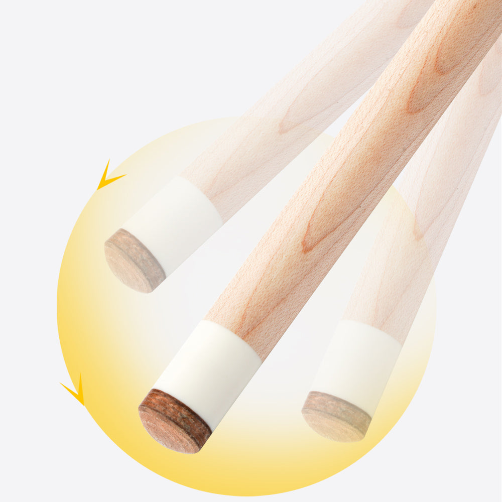 KONLLEN Solid Maple Wood Technology Shaft Billiard Pool Cue Shaft 3/8*8 Radial Pin Joint 12.9mm Tip