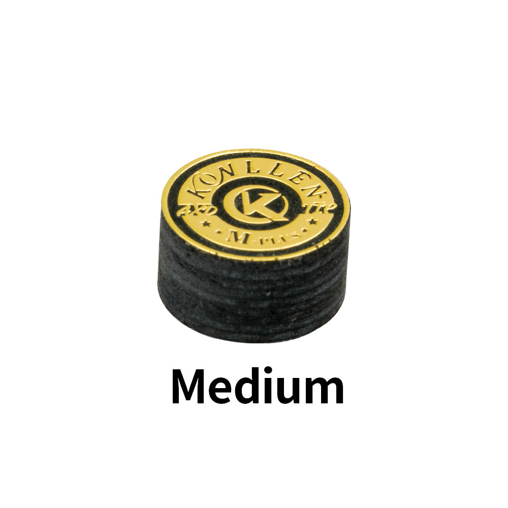 KONLLEN Billiards Pool Cue Tip 14mm S/M/H 1pcs