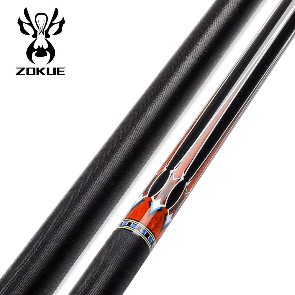 ZOKUE Russian Billiard Pool Cue 160cm 12.75mm Maple Shaft Weight Adjustable Lrish linen Grip Radial Kit Professional Play Cue