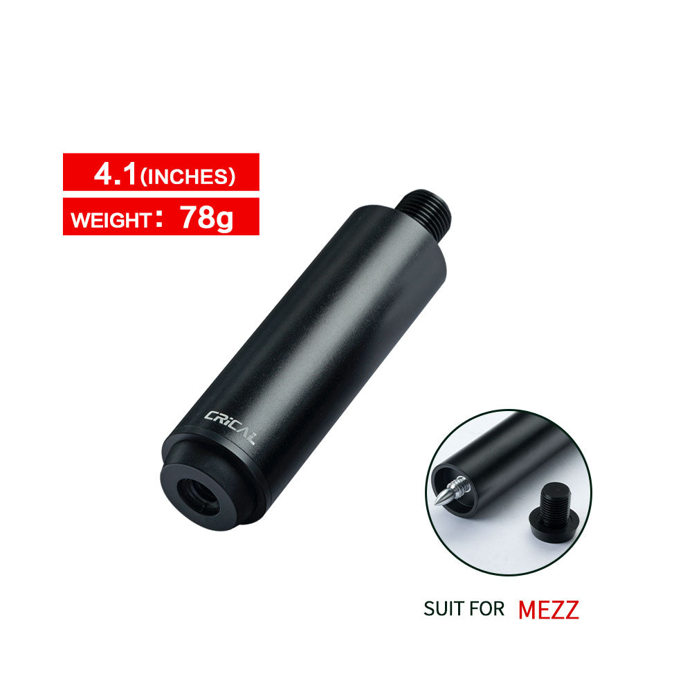 Billiard Pool Cue Extension For Mezz With Bumper 8.1/4.1/3.1/2.1 INCHES
