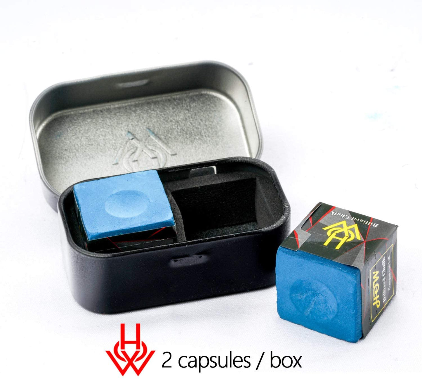 HOW Chalk Billiard Cue Tailor-made Chalk 2 Pieces Per Box Two color options