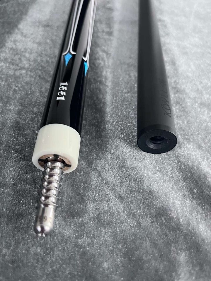 KONLLEN Carbon Fiber Pool Cue Stick Dragon Professional (Full Carbon Technology Low Deflection Billiard,12.5mm,147cm)