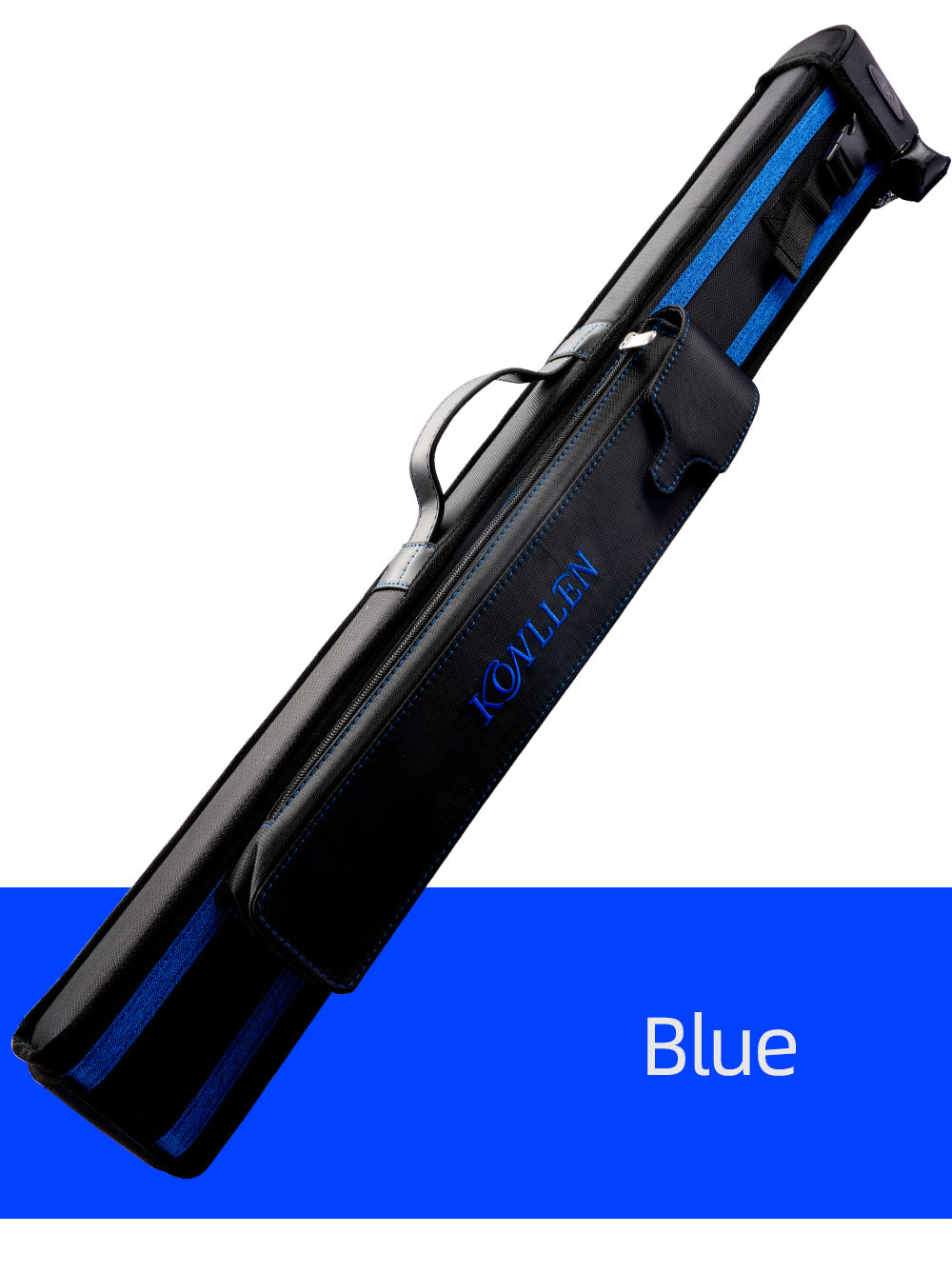 KONLLEN Billiard Cue Case 3 Holes 1 Butt 2 Shafts 82cm Length High-end Fabric Durable