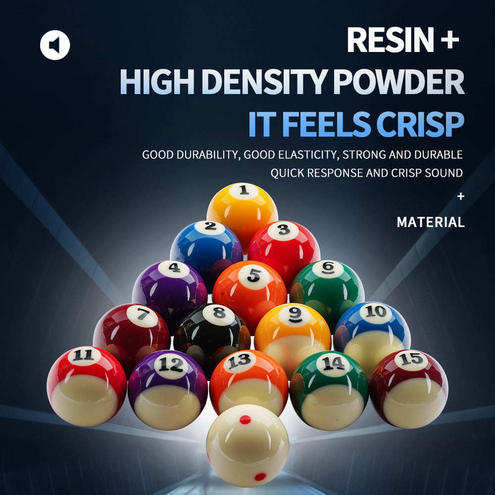 XinKang Billiard Balls 57.2mm Pool Balls Standard 16 Balls Set Phenolic Resin Balls Pool Table Balls