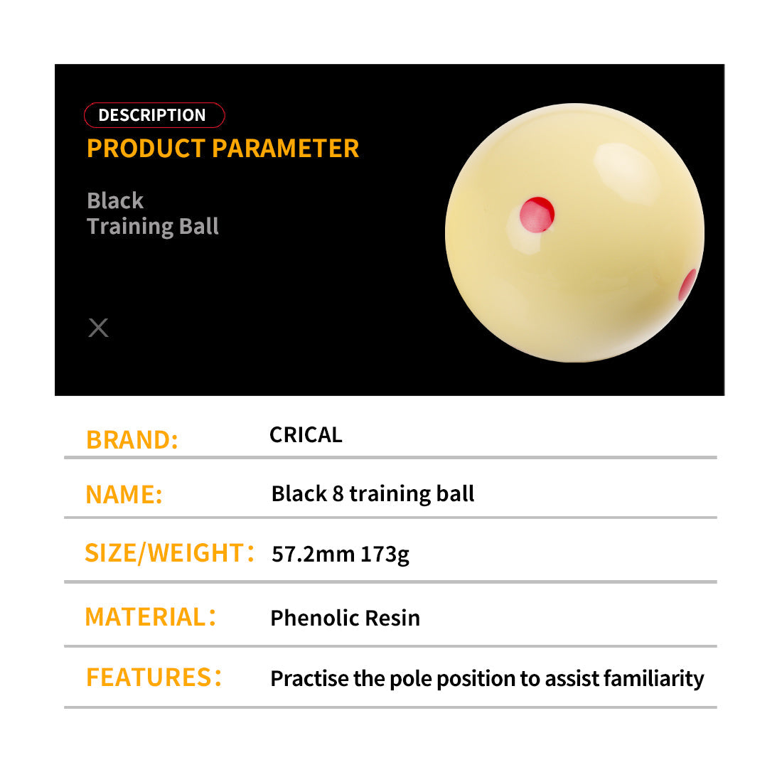 Billiard Training Ball