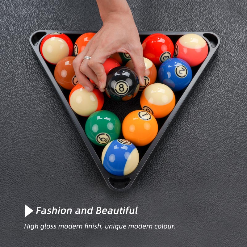 KONLLEN Billiard Pool Balls Set 16pcs 57.2mm Resin Balls Crystal Pool Practice Pool Table Balls Tournament Billiards Accessories