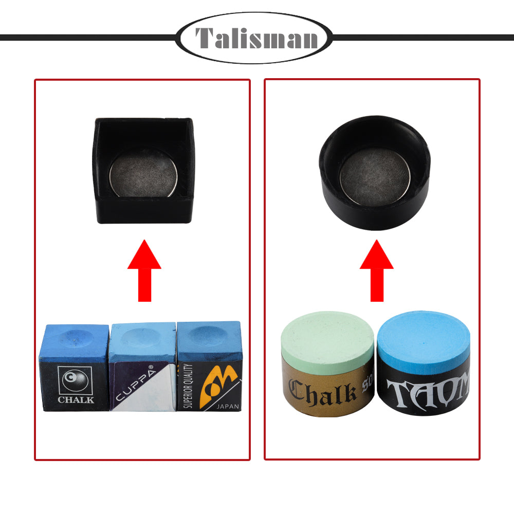 Magnetic Billiard Chalk Holder Multiple Shapes Chalk Tip Holder for Billiard Pool Snooker Billiard Accessories Popular Styles