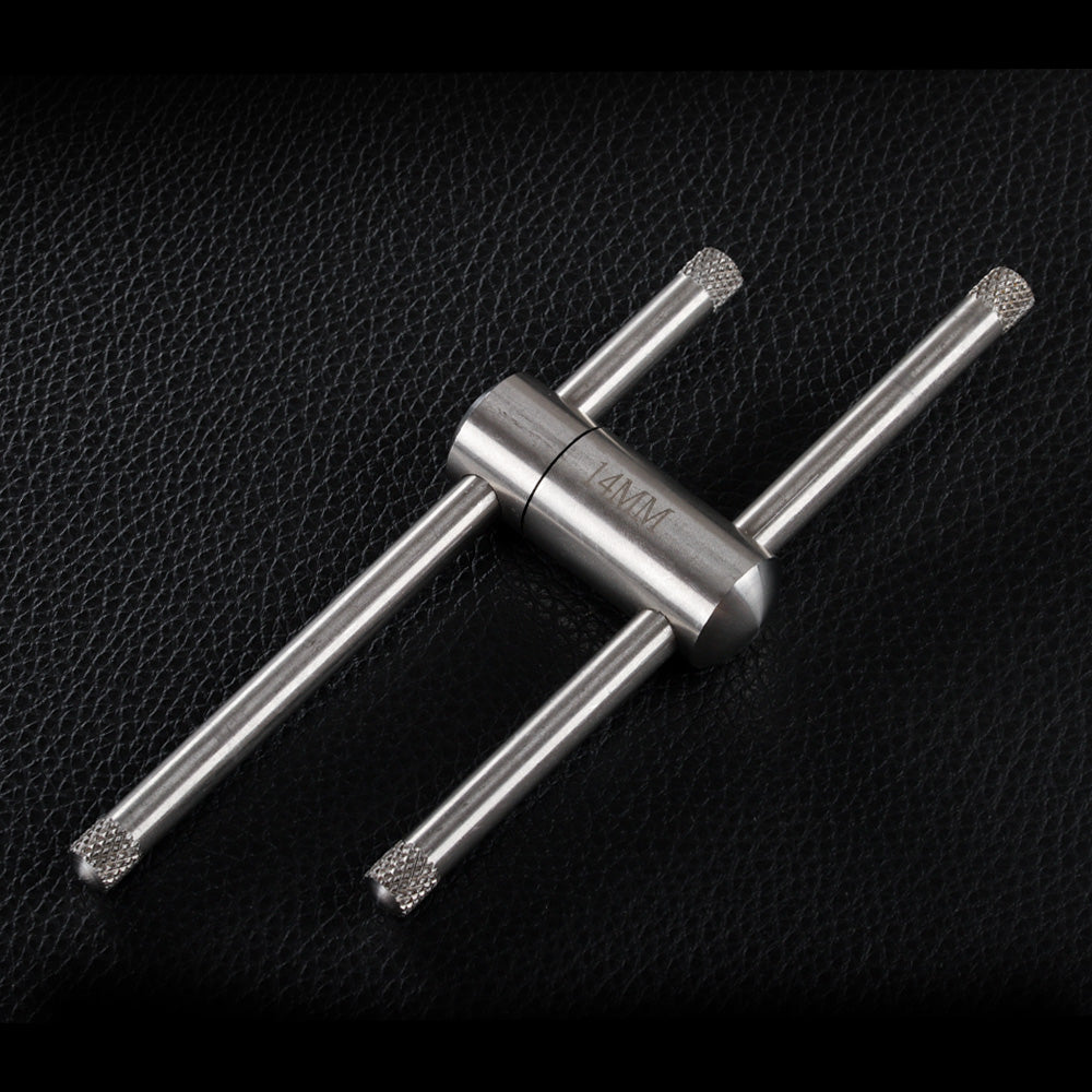 Billiards Tip Press Shape Tool Stainless Steel Pool Carom Snooker Cue Stick Tip 9mm-14mm