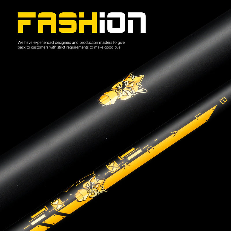 Little Monster 3 Pieces Punch Jump Cue 147cm 12.9mm with Leather Bag Break Jump Cue
