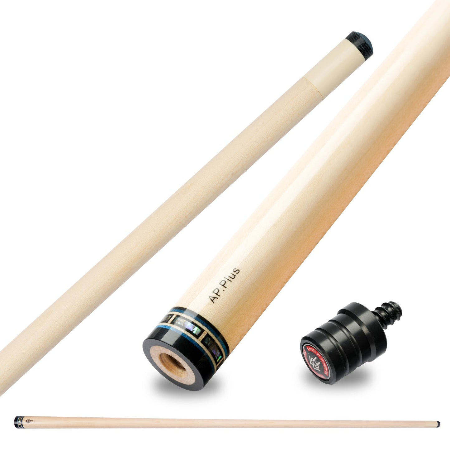 HOW AP PLUS Shaft Abalone Shell Mosaic Inlay Ring Single Shaft 13.1mm Radial Pin