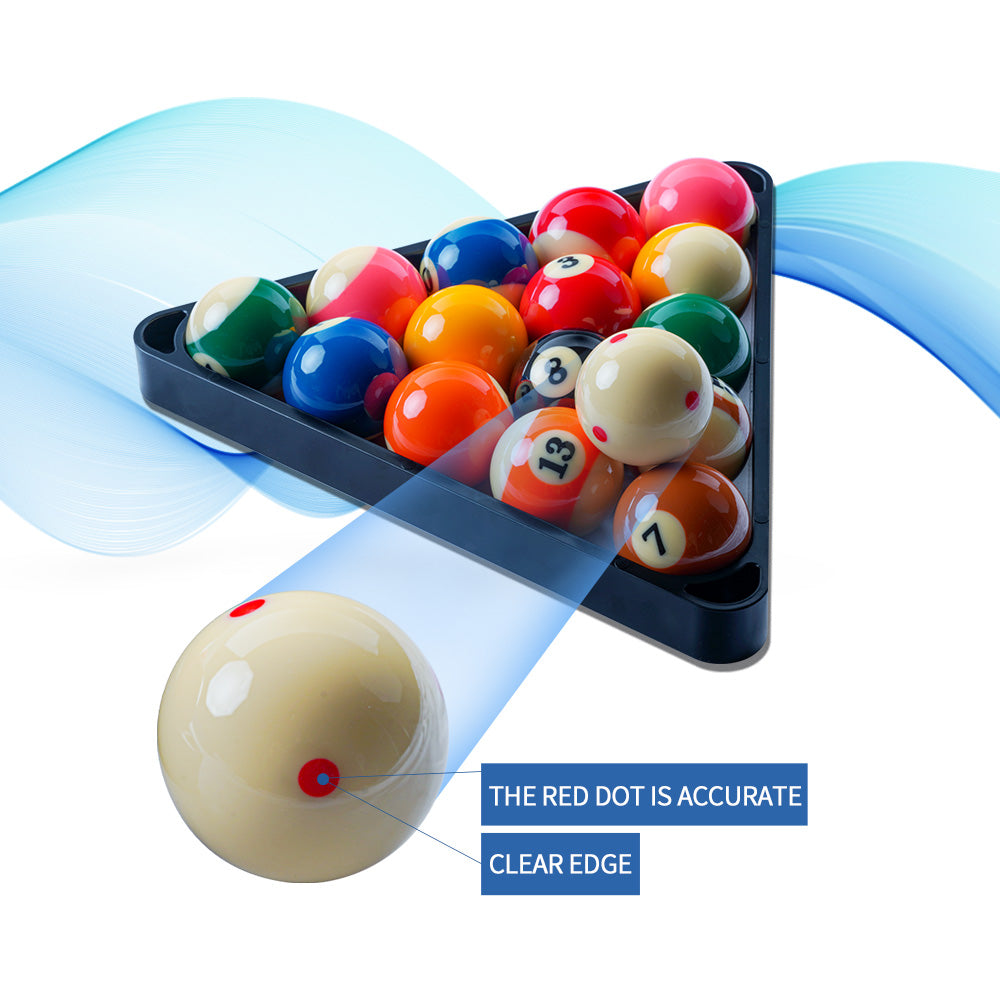XinKang Billiard Balls 57.2mm Pool Balls Standard 16 Balls Set Phenolic Resin Balls Pool Table Balls