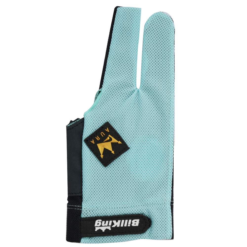 Billking Billiards Pool Cue Gloves 3 Fingers Left Mesh Carom Cue Gloves Professional Pool Stick Glove
