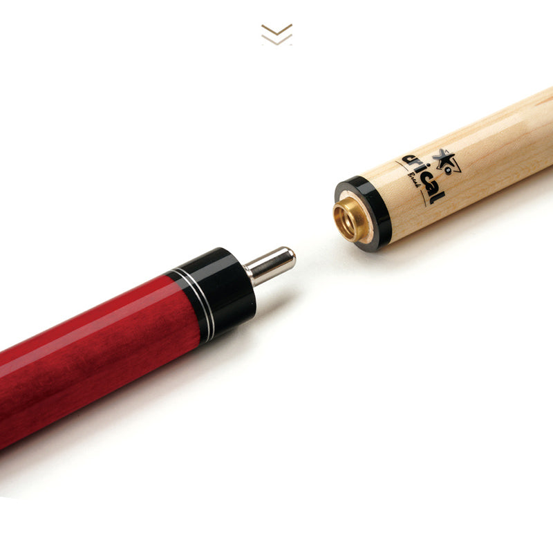 Crical Billiards 3 Pieces Punch Jump Cue Pool 138cm