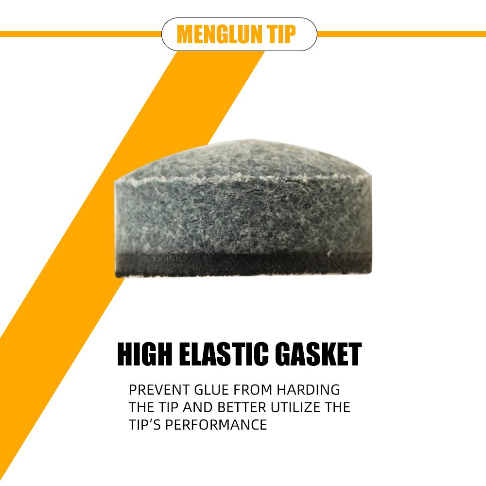 Petua biliard profesional MENGLUN, kiu biliard 11mm, 5 keping, kayu kulit lembu keras sederhana, aksesori biliard